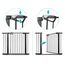 Milly Mally Guardy 104 cm Safety Gate with Extensions Black, Rozmiar: 104 cm, Kolor: Black, image , 14 image