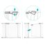 Milly Mally Guardy 104 cm Safety Gate with Extensions White, Rozmiar: 104 cm, Kolor: White, image , 14 image