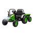Milly Mally Farmer Tractor elektrické vozítko s přívěsem Green, Kolor: Green