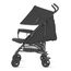 Lionelo Elia - wózek spacerowy typu parasolka, Kolor materiału: Black Onyx, 12 zdjęcie