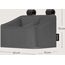 Lionelo Sidepocket Cot Organiser Small Grey, Rozmiar: S, Kolor: Grey, image , 9 image
