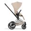Cybex Priam 5 2w1 Style City Grey - Chrome Brown, Rodzaj wózka: głęboko-spacerowy, Kolekcja: Style, Kolor materiału: Cozy Beige, Kolor ramy: Chrome Brown, 7 zdjęcie