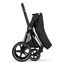 Cybex Priam 5 2w1 Style City Grey - Chrome Brown, Rodzaj wózka: głęboko-spacerowy, Kolekcja: Style, Kolor materiału: Sepia Black, Kolor ramy: Chrome Brown, 3 zdjęcie