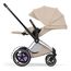 Cybex ePriam 5 2w1 Style City Grey - Chrome Brown, Rodzaj wózka: głęboko-spacerowy, Kolekcja: Style, Kolor materiału: Cozy Beige, Kolor ramy: Chrome Brown, 11 zdjęcie