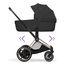 Cybex ePriam 5 2w1 Style City Grey - Chrome Brown, Rodzaj wózka: głęboko-spacerowy, Kolekcja: Style, Kolor materiału: Sepia Black, Kolor ramy: Rosegold, 15 zdjęcie