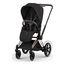 Cybex ePriam 5 2w1 Style City Grey - Chrome Brown, Rodzaj wózka: głęboko-spacerowy, Kolekcja: Style, Kolor materiału: Sepia Black, Kolor ramy: Rosegold, 20 zdjęcie