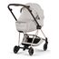 Cybex Mios 5 Style 2w1 City Grey - Chrome Brown, Rodzaj wózka: głęboko-spacerowy, Kolekcja: Style, Kolor materiału: City Grey, Kolor ramy: Rosegold, 2 zdjęcie