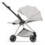 Cybex Mios 5.0 Style  - wózek spacerowy, Rodzaj wózka: spacerowy, Kolekcja: Style, Kolor materiału: City Grey, Kolor ramy: Rosegold, 4 zdjęcie