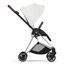 Cybex Mios 5 Style wózek spacerowy City Grey - Chrome Brown, Rodzaj wózka: spacerowy, Kolekcja: Style, Kolor materiału: Off white, Kolor ramy: Chrome Brown, 6 zdjęcie