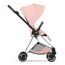 Cybex Mios 5 Style wózek spacerowy City Grey - Chrome Brown, Rodzaj wózka: spacerowy, Kolekcja: Style, Kolor materiału: Peach Pink, Kolor ramy: Chrome Brown, 6 zdjęcie