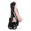 Cybex Mios 5 Style wózek spacerowy City Grey - Chrome Brown, Rodzaj wózka: spacerowy, Kolekcja: Style, Kolor materiału: Peach Pink, Kolor ramy: Matt Black, 10 zdjęcie