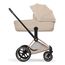 Cybex Priam 5 2w1 Style City Grey - Chrome Brown, Rodzaj wózka: głęboko-spacerowy, Kolekcja: Style, Kolor materiału: Cozy Beige, Kolor ramy: Rosegold, 6 zdjęcie