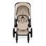 Cybex Priam 5 2w1 Style City Grey - Chrome Brown, Rodzaj wózka: głęboko-spacerowy, Kolekcja: Style, Kolor materiału: Cozy Beige, Kolor ramy: Rosegold, 8 zdjęcie