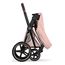 Cybex Priam 5 2w1 Style City Grey - Chrome Brown, Rodzaj: głęboko-spacerowy, Kolekcja: Style, Kolor: Peach Pink, Kolor ramy: Rosegold, image , 6 image