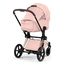 Cybex Priam 5 2w1 Style City Grey - Chrome Brown, Rodzaj: głęboko-spacerowy, Kolekcja: Style, Kolor: Peach Pink, Kolor ramy: Rosegold, image , 7 image