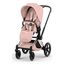 Cybex Priam 5 2w1 Style City Grey - Chrome Brown, Rodzaj: głęboko-spacerowy, Kolekcja: Style, Kolor: Peach Pink, Kolor ramy: Rosegold, image , 9 image