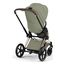 Cybex Priam 5 2w1 Style City Grey - Chrome Brown, Rodzaj: głęboko-spacerowy, Kolekcja: Style, Kolor: Sage Green, Kolor ramy: Rosegold, image , 5 image