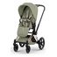 Cybex Priam 5 2w1 Style City Grey - Chrome Brown, Rodzaj: głęboko-spacerowy, Kolekcja: Style, Kolor: Sage Green, Kolor ramy: Rosegold, image , 9 image