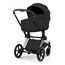 Cybex Priam 5 2w1 Style City Grey - Chrome Brown, Rodzaj wózka: głęboko-spacerowy, Kolekcja: Style, Kolor materiału: Sepia Black, Kolor ramy: Rosegold