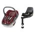 Maxi-Cosi Coral 360 with FamilyFix 360 Base - Rotating Infant Car Seat (40-75 cm | 0-12 kg | 0-12 Months), Baza: Familyfix 360&deg;, Kolor: Essential Red, image 