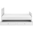 Bellamy Ines postel 200×90 se zásuvkou Elegant White, Rozmiar: 200x90, Kolor: Elegant White