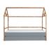 Bellamy Lotta postel domeček 200×90 Gray, Rozmiar: 200x90, Kolor: Gray