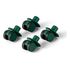 MODU 4x Swirly Wheels Forest Green, image 