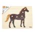 Viga puzzle na podkładce z uchwytami Koń