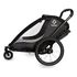 Hamax Cocoon One - cyklovozík za kolo, Rodzaj wózka: dla jednego dziecka, Kolor materiału: Grey/Black