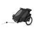 Thule Chariot Sport 2 Double - dvoumístný cyklovozík pro dvě děti, Rodzaj wózka: dla dwójki dzieci, Kolor materiału: Black