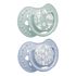 Lovi smoczek silikonowy dynamiczny 6-18m 2 szt  Blossom Blue, Wiek: 6-18m, Kolor: Blossom Blue