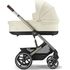 Cybex Balios S Lux 2.0 kombinovaný kočárek 2v1, Rodzaj wózka: głęboko-spacerowy, Kolor materiału: Seashell Beige