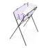 Stokke Flexi Bath - skládací vanička s lehátkem a stojanem Lavender, Kolor: Lavender, Wariant: wanienka z leżaczkiem + stojak
