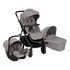 Graco Near2Me DLX Trio - w&oacute;zek głęboko-spacerowy z fotelikiem 3w1, Rodzaj w&oacute;zka: zestaw 3w1 z fotelikiem, Kolor materiału: Ash