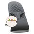BabyBjorn Bliss Woven Antracitový + hračka k lehátku Googly Eyes, Rodzaj: Woven, Kolor: Antracyt
