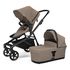 Thule Sleek 2 kombinovaný kočárek 2v1, Rodzaj wózka: głęboko-spacerowy, Kolor materiału: Tinted Taupe, Kolor ramy: Black