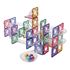 Cleverclixx magnetická stavebnice Ball Run Clever Pack Pastel 110 ks