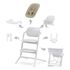 Cybex Lemo sada 4v1 se vzdělávací věží All White, Rodzaj: krzesełko z wieżą edukacyjną - 5w1, Kolor: All White