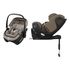 Maxi-Cosi Coral Slide Pro with Pearl XL Slide Pro and Slide Pro Base – Car Seat Set with ISOFIX Base (40–150 cm | 0–36 kg | 0–12 Years), Baza: Pearl XL + baza Side Pro, Kolor: Sapphire Sand / Authentic Truffle, image 