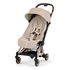 Cybex Coya Style Collection Compact Cabin-Size Pushchair, Rodzaj: spacerowy, Kolekcja: Style, Kolor: Cozy Beige, Kolor ramy: Rosegold, image 