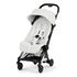 Cybex Coya Style — kompaktní sportovní kočárek do letadla, Rodzaj wózka: spacerowy, Kolekcja: Style, Kolor materiału: Off white, Kolor ramy: Black