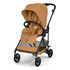 Cybex Melio Carbon — lehký sportovní kočárek na karbonové rámu, Rodzaj wózka: spacerowy, Kolor materiału: Cinnamon Yellow