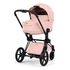 Cybex Priam 5 2w1 Style City Grey - Chrome Brown, Rodzaj: głęboko-spacerowy, Kolekcja: Style, Kolor: Peach Pink, Kolor ramy: Matt Black, image 