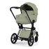 Cybex Priam 5 2w1 Style City Grey - Chrome Brown, Rodzaj: głęboko-spacerowy, Kolekcja: Style, Kolor: Sage Green, Kolor ramy: Matt Black, image 
