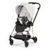 Cybex Mios 5 Style wózek spacerowy City Grey - Chrome Brown, Rodzaj wózka: spacerowy, Kolekcja: Style, Kolor materiału: Off white, Kolor ramy: Rosegold