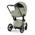 Cybex Priam 5 2w1 Style City Grey - Chrome Brown, Rodzaj: głęboko-spacerowy, Kolekcja: Style, Kolor: Sage Green, Kolor ramy: Rosegold, image 