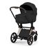 Cybex Priam 5 2w1 Style City Grey - Chrome Brown, Rodzaj wózka: głęboko-spacerowy, Kolekcja: Style, Kolor materiału: Sepia Black, Kolor ramy: Rosegold