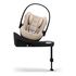 Cybex Cloud G3 i-Size з базою G3 - автокрісло для немовлят (40 - 87 cm | 0 - 13 kg | 0 - 24 місяці), Baza: z bazą G3, Kolor: Almond Beige