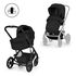 Cybex Talos S Lux 2w1 ze składaną gondolą Moon Black, Rodzaj: głęboko-spacerowy, Kolor: Moon Black, image 