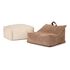 Kids Concept Pufa Brown - manšestrová podnožka taupe 85 × 85 × 34 cm, Kolor: Brown, 2 zdjęcie